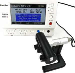 Watch Timegrapher, Multifunctional Watch Tester, High Precision Watch Timing Machine for Watchmaker, Watch Calibration Tool with LCD Screen, Watch Timing Machine Calabration for Mechanical Watches