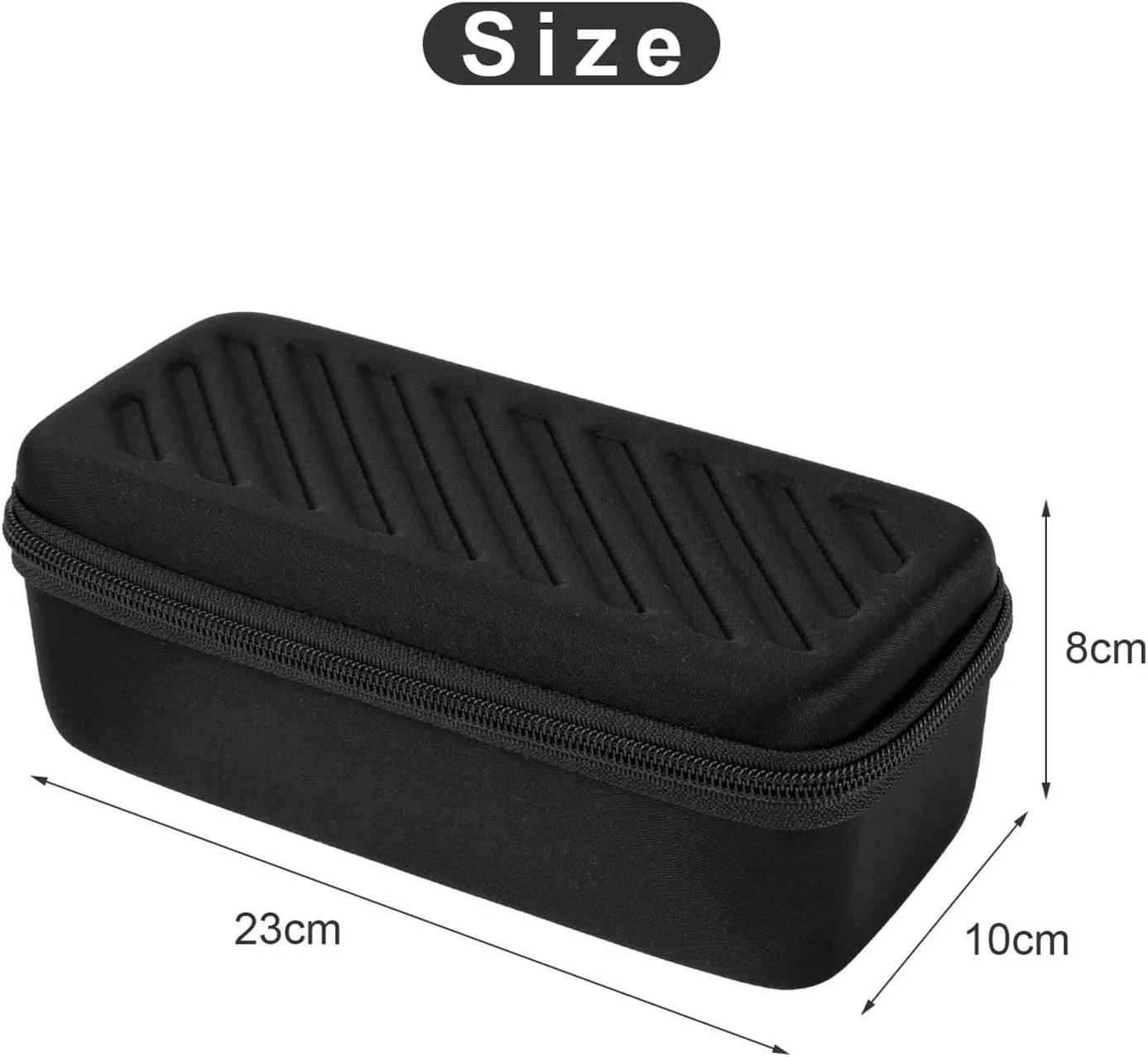 Watch Travel Case – Zipper Case Storage And Organizer For Men And Women, Portable Watch Organizer Waterproof Watch Box Fits All Wristwatches & Smart Watches Up To 50mm(Black,3 Slots)