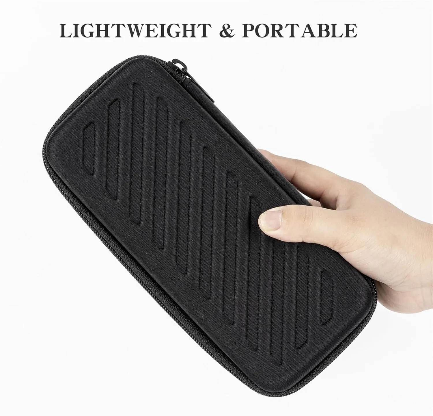 Watch Travel Case – Zipper Case Storage And Organizer For Men And Women, Portable Watch Organizer Waterproof Watch Box Fits All Wristwatches & Smart Watches Up To 50mm(Black,3 Slots)