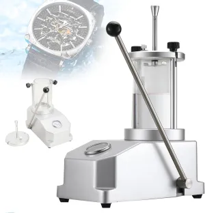 Watch Waterproof Tester Tool,Watch Waterproof Test Machine with Adjustable Pressure Value,Watches Case Pressure Testing Machine 6 ATM,Handle Design & Removable Cover