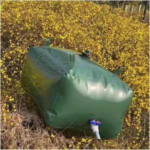 Water Bladder Storage Containers 30/60/80/90/130150/200/300/500 Gallon Flexible Water Bladder Container, Garden Farms Rainwater Bag - Folding & Large Capacity, for Rv Camping/Car Washing/Cattle Fee