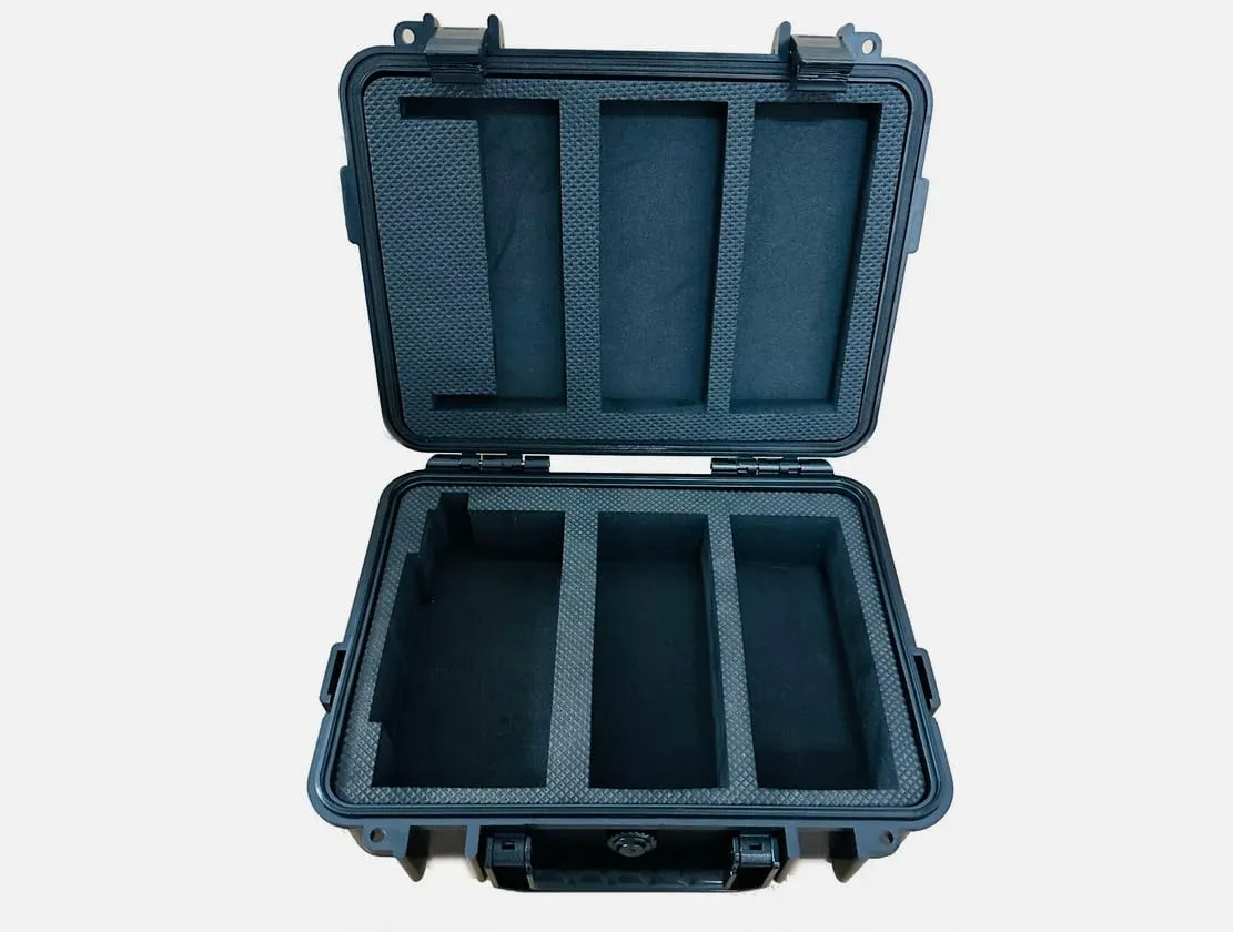 Waterproof Dust Proof Portable Box w/Customizable Foam Hard Case for ELECRAFT KX2 Custom Case IP67 (for KX2)