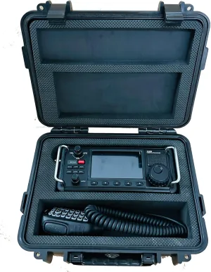 Waterproof Dust Proof Portable Box w/Customizable Foam Hard Case for XIEGU X6200 Custom Case IP67 (for X6200)