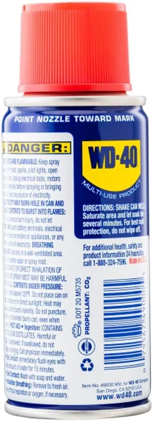 WD-40 Multi-Use Product, 3 OZ [12-Pack]