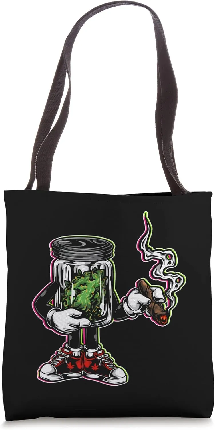 Weed Blunt shirt, 420 Blunt Lean Gas Money Rap hip-hop smoke Tote Bag