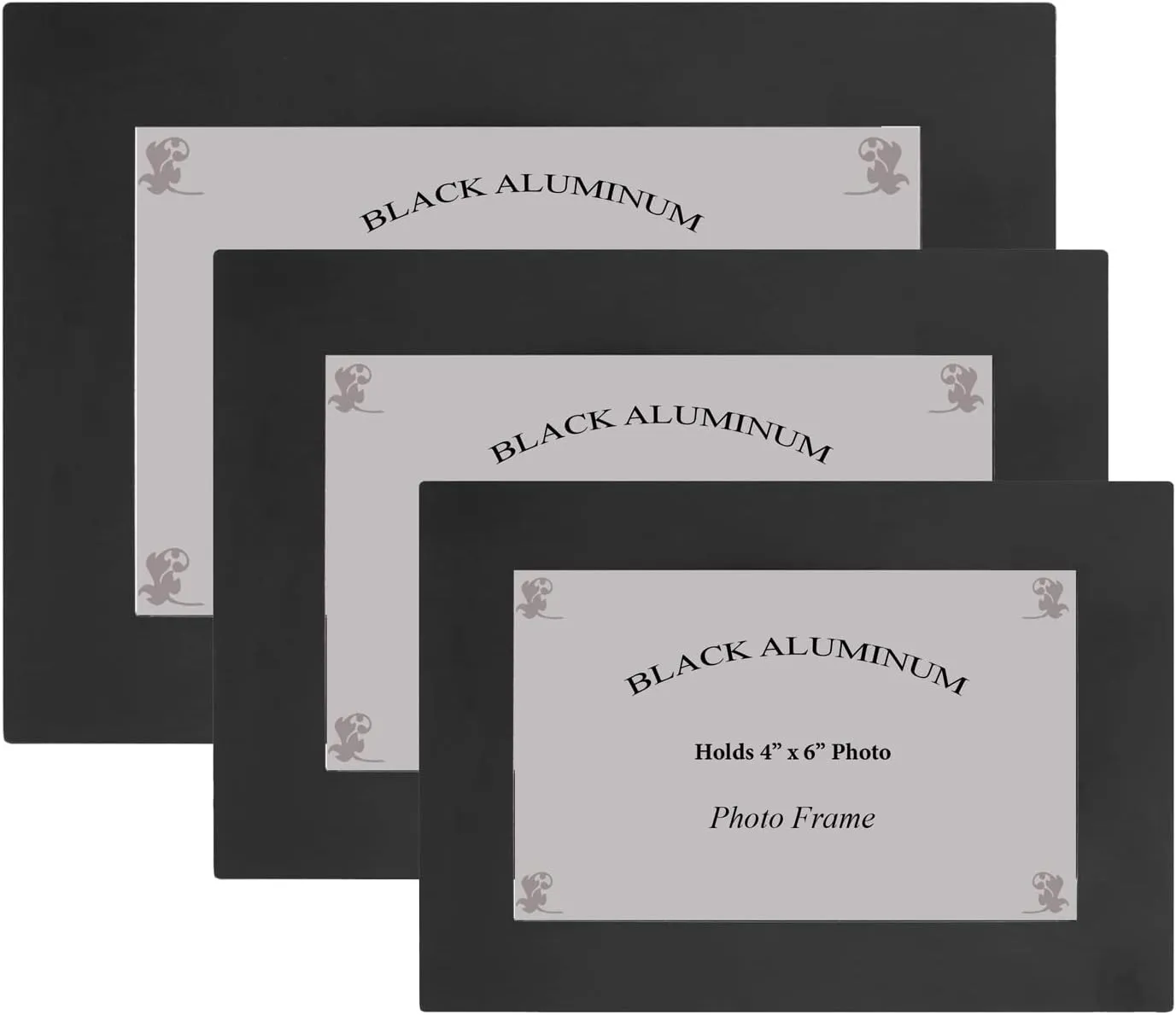 Whether Side By Side or Miles Apart My GPop is Always Close to my Heart Anodized Aluminum Metal Wall/Tabletop Family Photo Picture Memories Portrait Premium 5x7 Black Frame with Easel, Glass