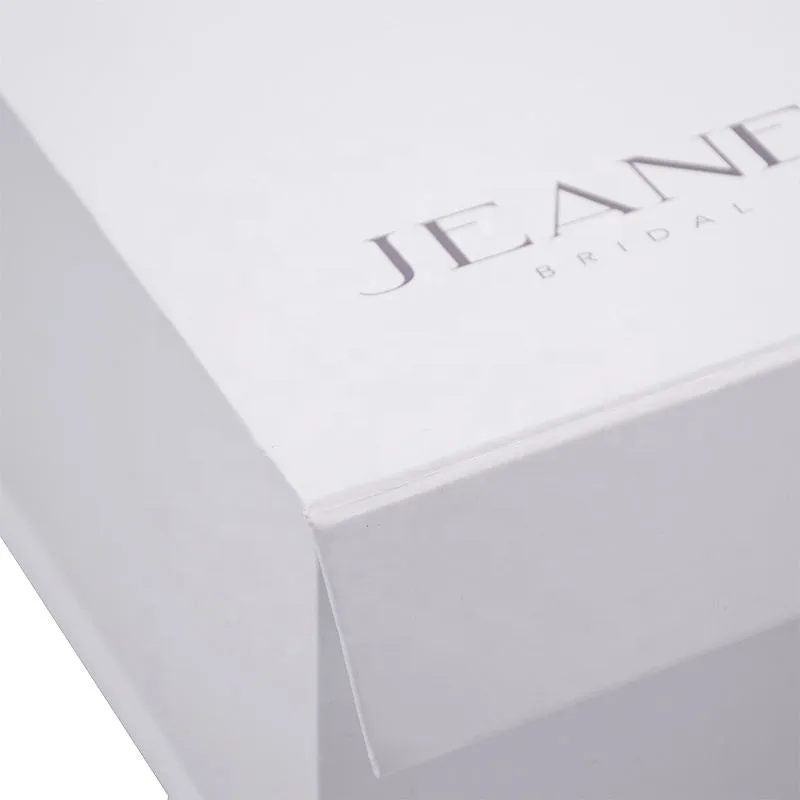 White Folding Boxes Electronic Product Special Paper Hot Stamping Packaging Gift Box