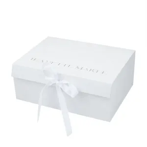 White Folding Boxes Electronic Product Special Paper Hot Stamping Packaging Gift Box