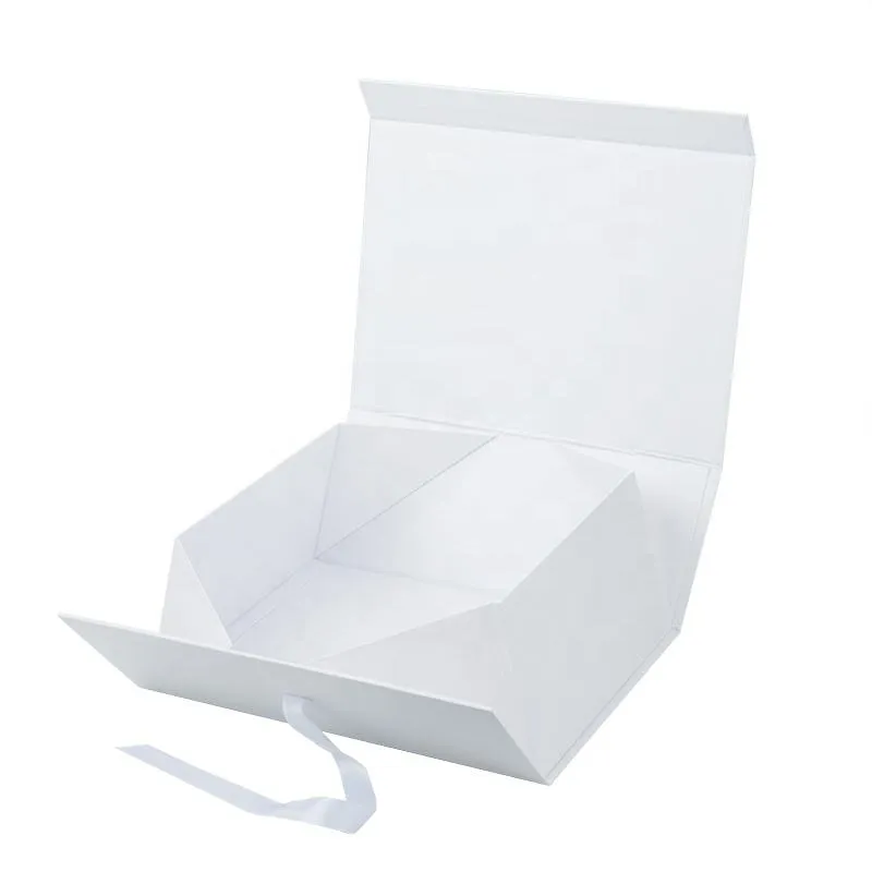 White Folding Boxes Electronic Product Special Paper Hot Stamping Packaging Gift Box