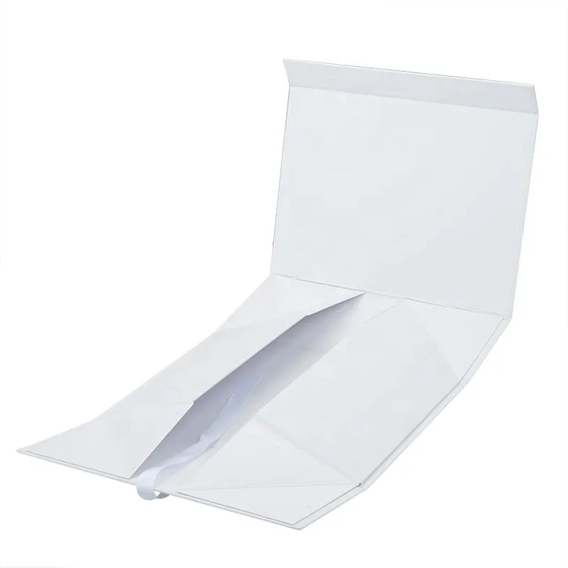White Folding Boxes Electronic Product Special Paper Hot Stamping Packaging Gift Box