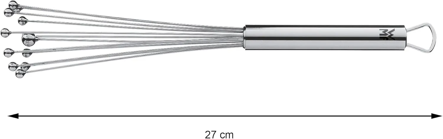 WMF Profi Plus Whisk - 27 cm, Stainless Steel Balls, Cromargan Stainless Steel, Partially Matte