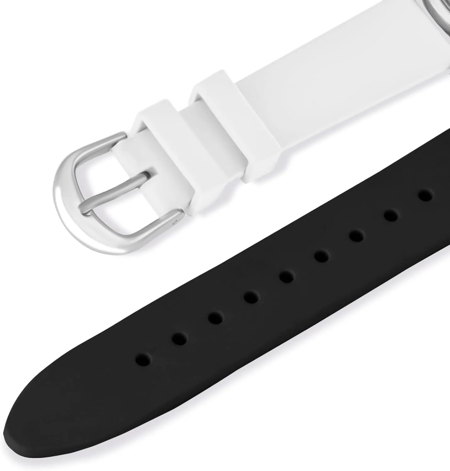 Women Watch Big Face Easy to Read Silicone Strap Watch Waterproof Watch