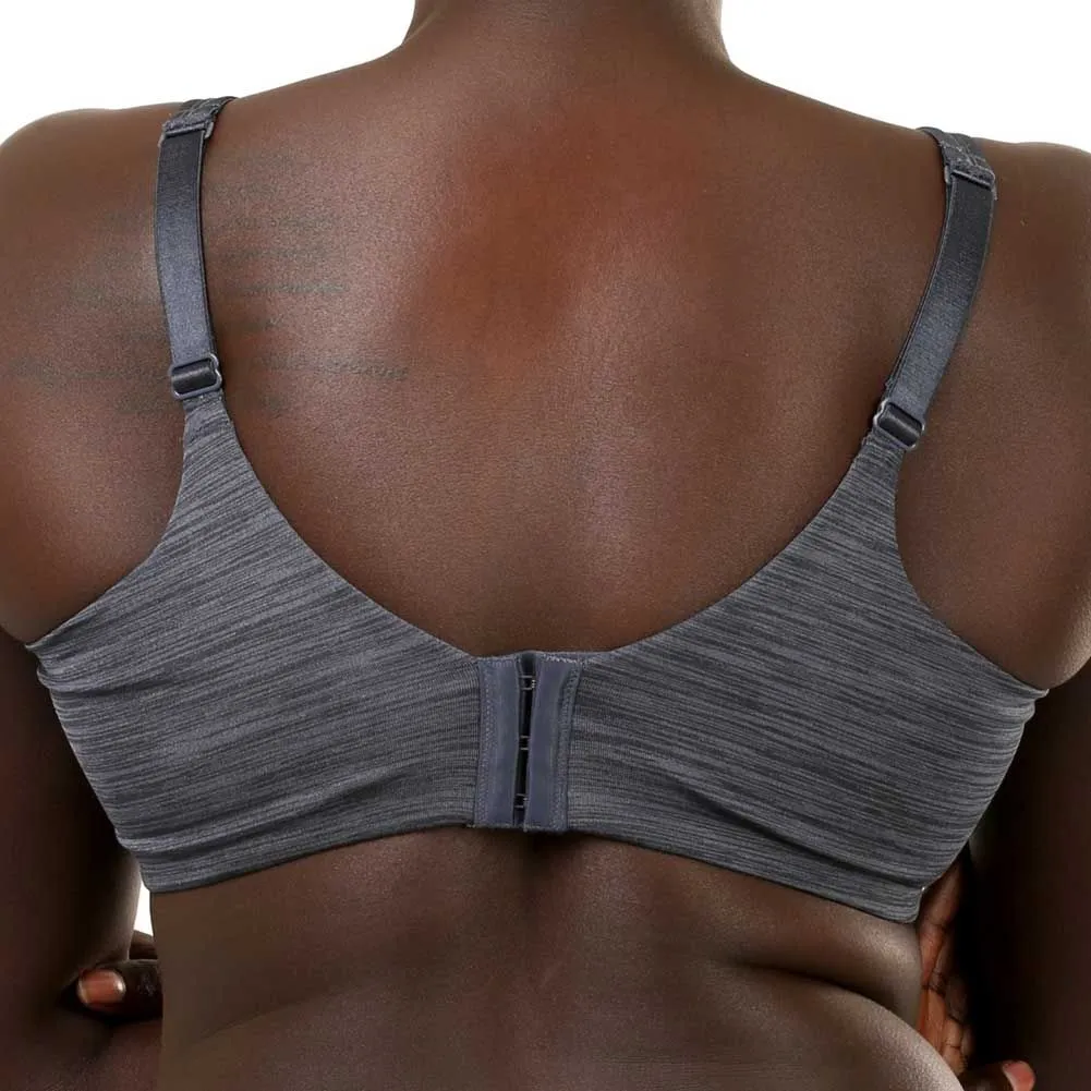 Womens Hestia Smoothing Minimiser Lightweight Bra Charcoal