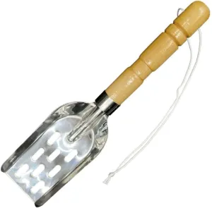 Wood Handle Fishing Baits Shovel Stainless Steel Shrimp Spatulas Ergonomic Design Fishing Lures Shovel