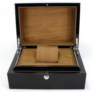 Wooden Watch Box Jewelry Box Box Storage Box Jewelry Box Jewelry Display Box (D As shown)