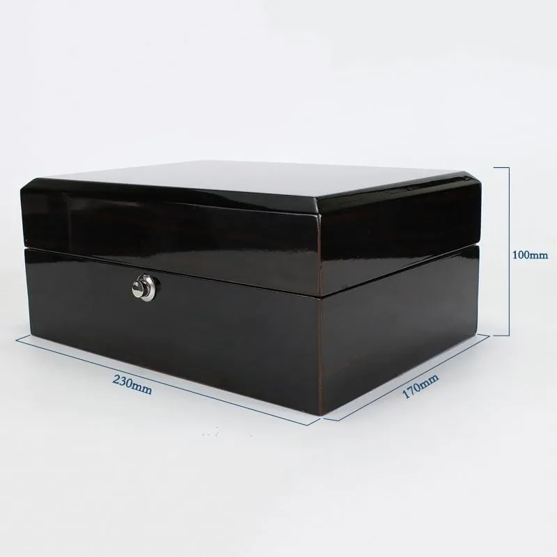 Wooden Watch Box Jewelry Box Box Storage Box Jewelry Box Jewelry Display Box (D As shown)
