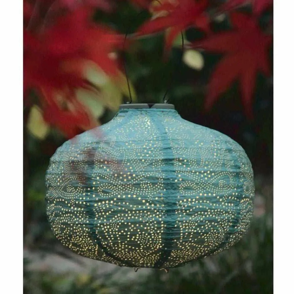 x12 Solar Lantern Pumpkins & Dome