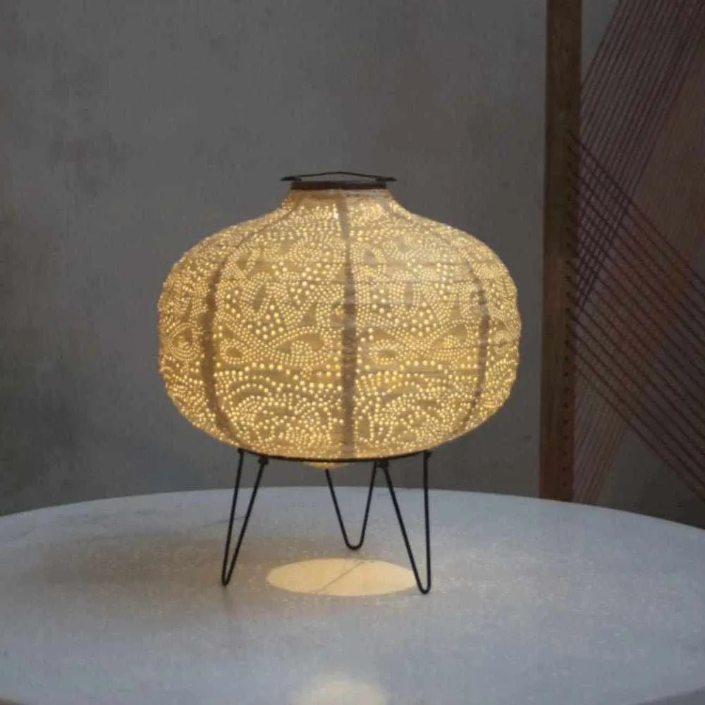x12 Solar Lantern Pumpkins & Dome