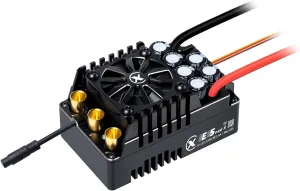 XC E5Pro Sensored Electric Brushless Motor Controller for RC Car, 6-12S Lipo,250A Continuous Current,8-25A、6.0/7.4/8.4V BEC,Applicable to 1/5、1/8,Support Turbo Timing and APP Control
