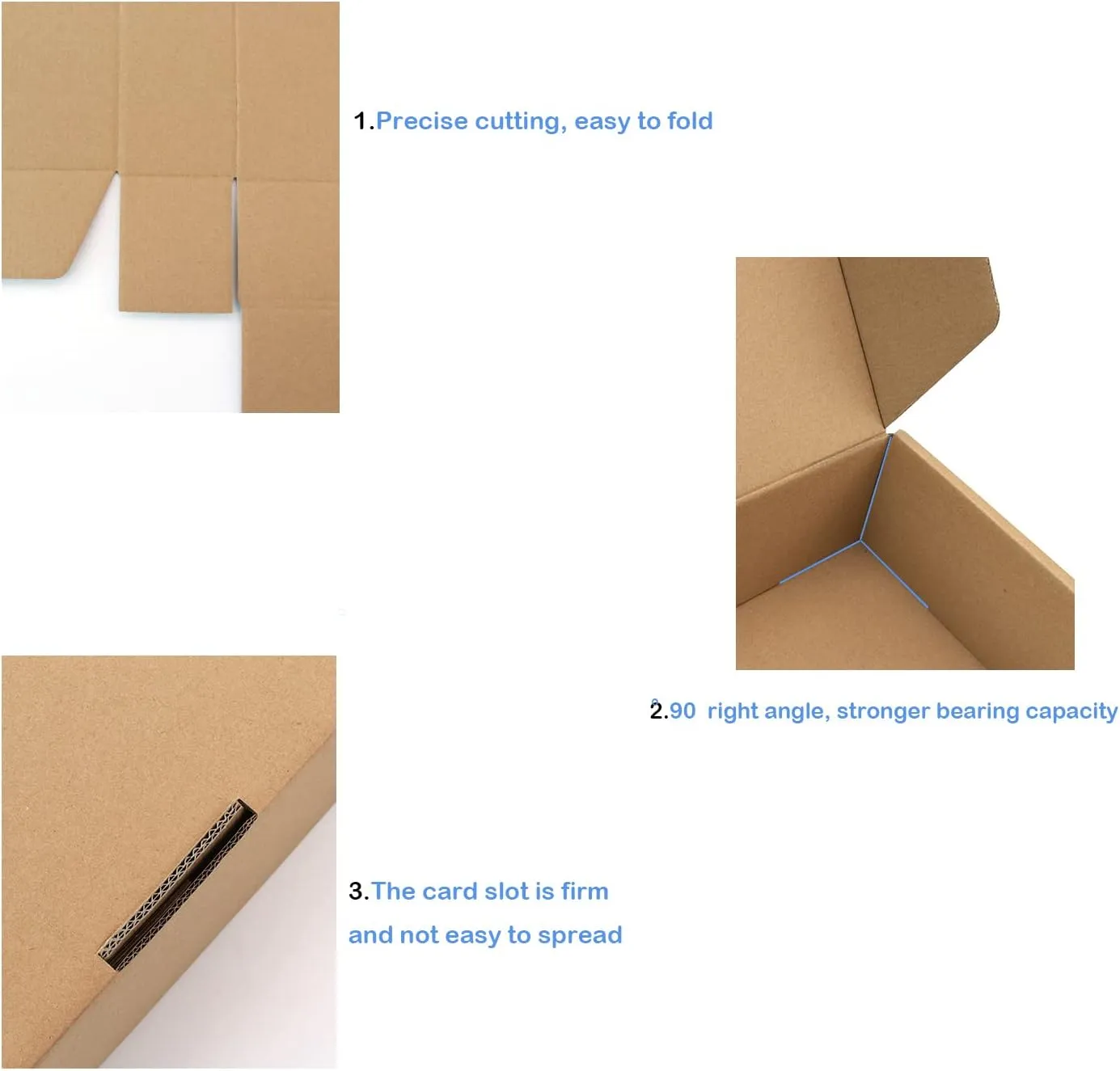 Yellow Hard Corrugated Cardboard Shipping Box - Gift Wrap Box for Bridesmaid Proposal, Wedding, Christmas, Anniversary - Anti-Impact, Suitable for E-Commerce Packaging with Lids
