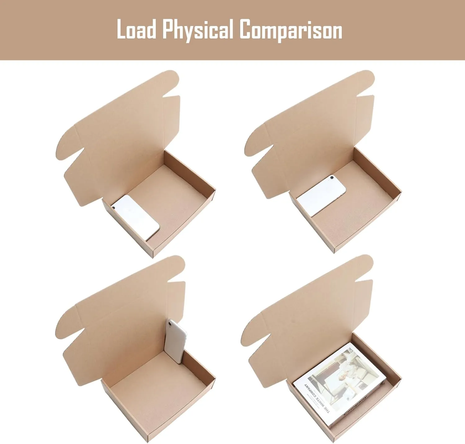 Yellow Hard Corrugated Cardboard Shipping Box - Gift Wrap Box for Bridesmaid Proposal, Wedding, Christmas, Anniversary - Anti-Impact, Suitable for E-Commerce Packaging with Lids