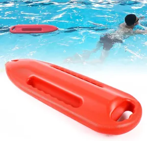 YIYIBYUS Lifeguard Rescue Tube,Professional Guard Lifeguard Rescue Can Inflatable Buoy, Water Sports Life Buoy Water Rescue Tool Swimming Pool Life Preserver Float for Water Life Saving Rescue