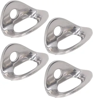 Ymiko Climbing Wall Holds, Stainless Steel Climbing Hanger with 10Pcs Screw/Fastener Hanger for Cave Exploration Engineering