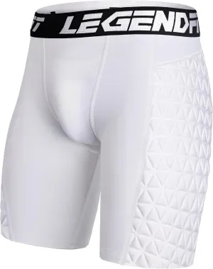 Youth Boys Baseball Sliding Shorts Cup Pocket Protective Athletic Compression Underwear Football Lacrosse