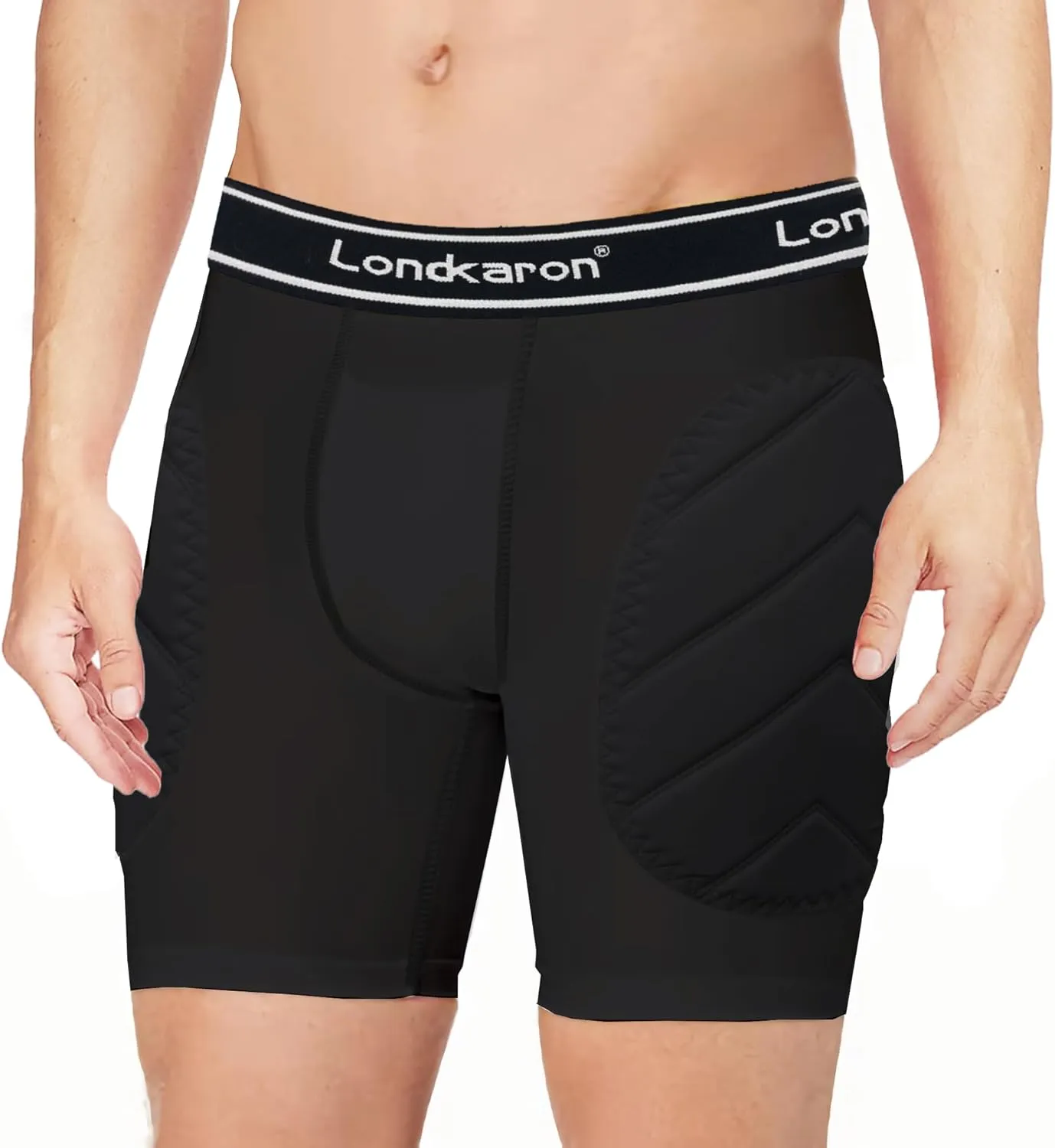 Youth Boys Padded Sliding Shorts with Soft Protective Cup for Baseball & Football