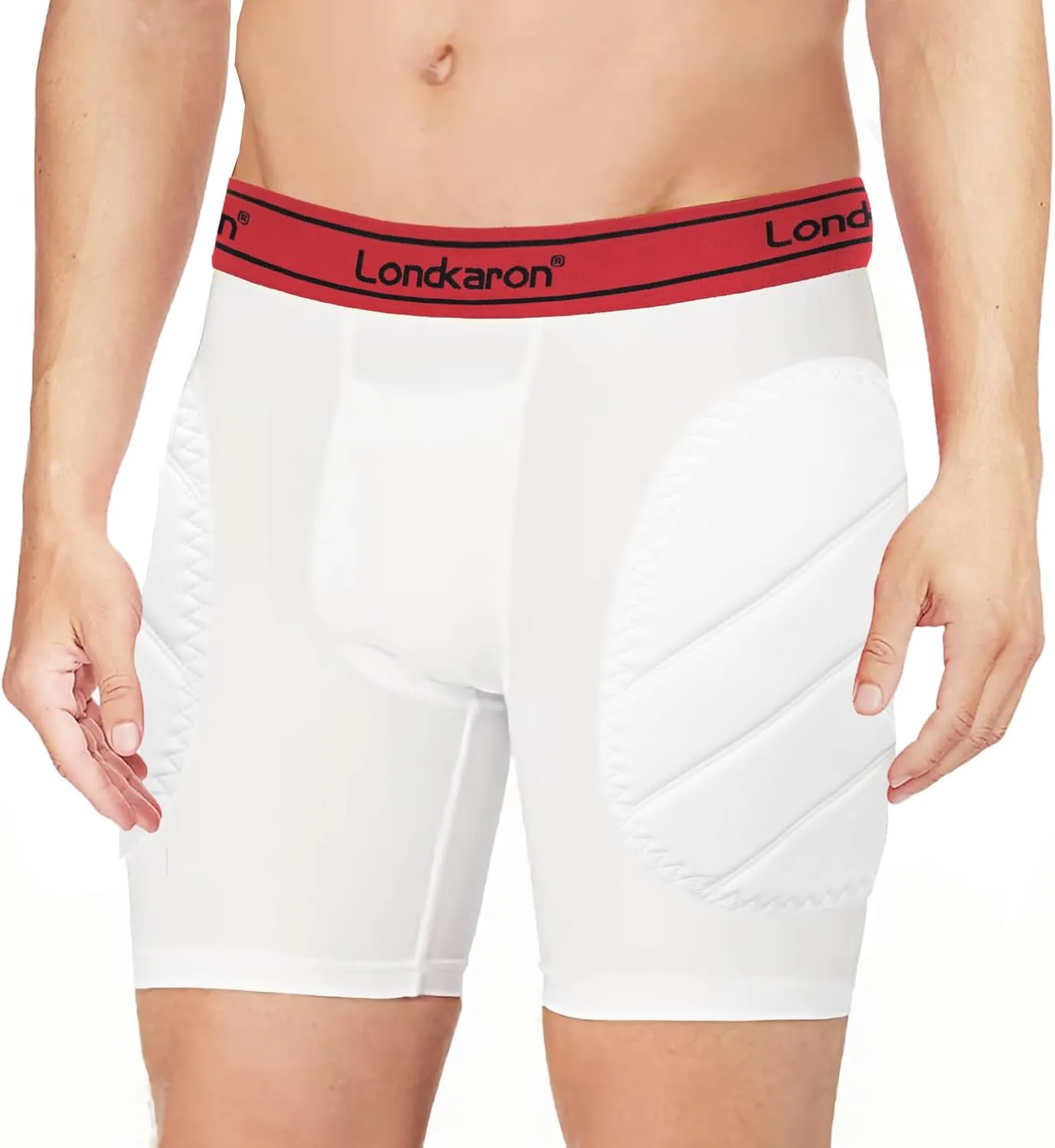 Youth Boys Padded Sliding Shorts with Soft Protective Cup for Baseball & Football