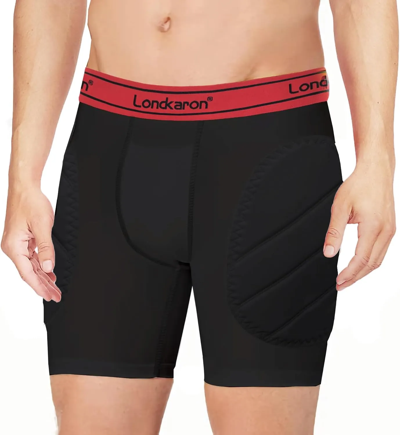 Youth Boys Padded Sliding Shorts with Soft Protective Cup for Baseball & Football