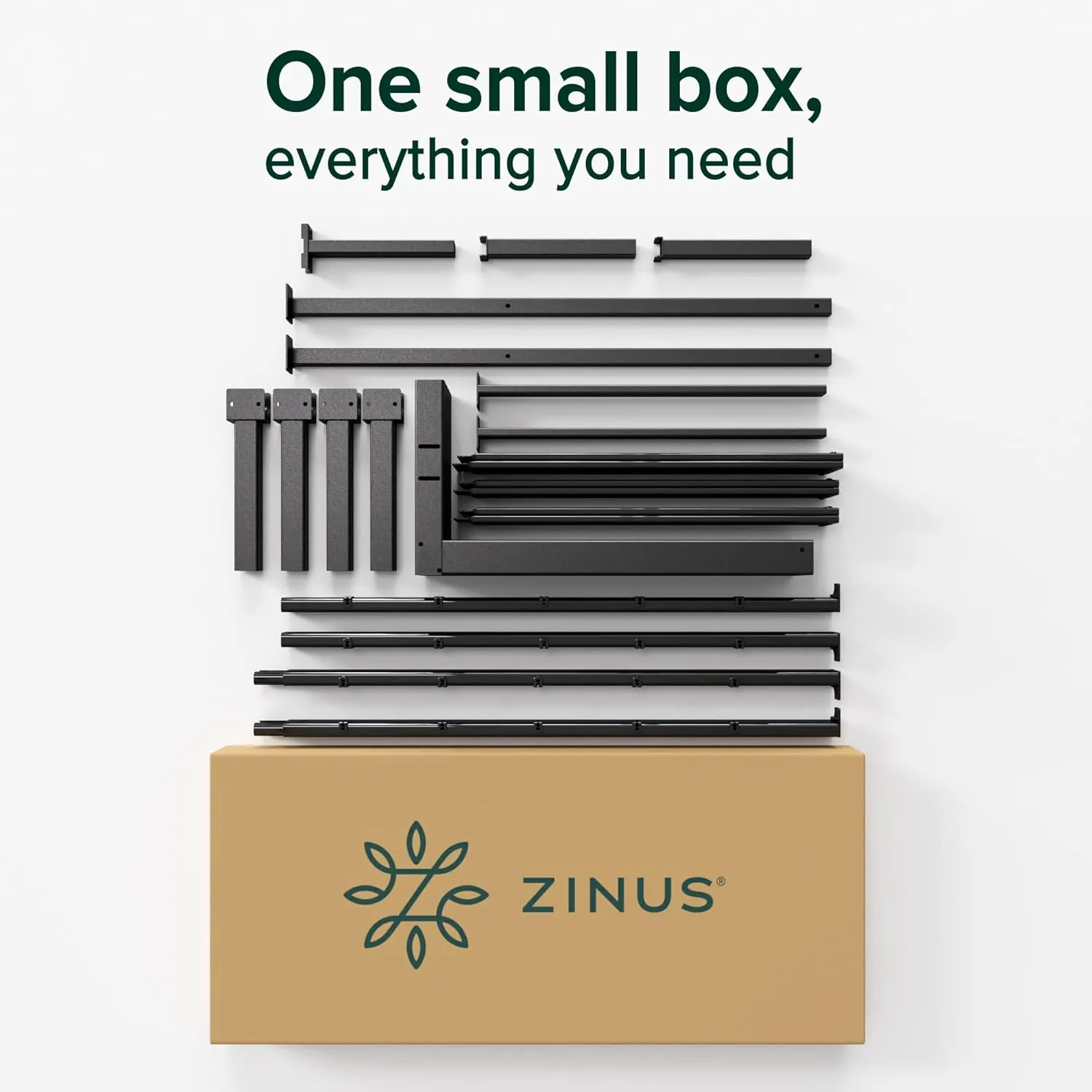 ZINUS 14 Inch Elias Metal Platform Bed Frame, Steel Support, No Box Spring Needed, Easy Assembly, Twin