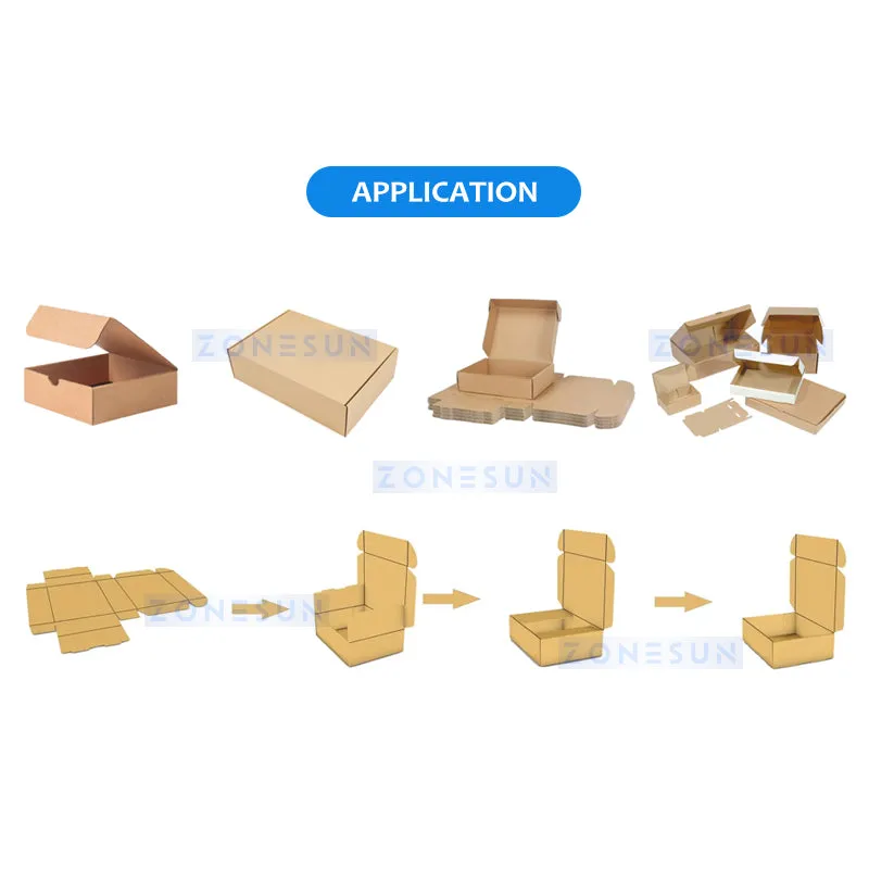 ZONESUN ZS-ZH15 Automated Carton Folding Machine