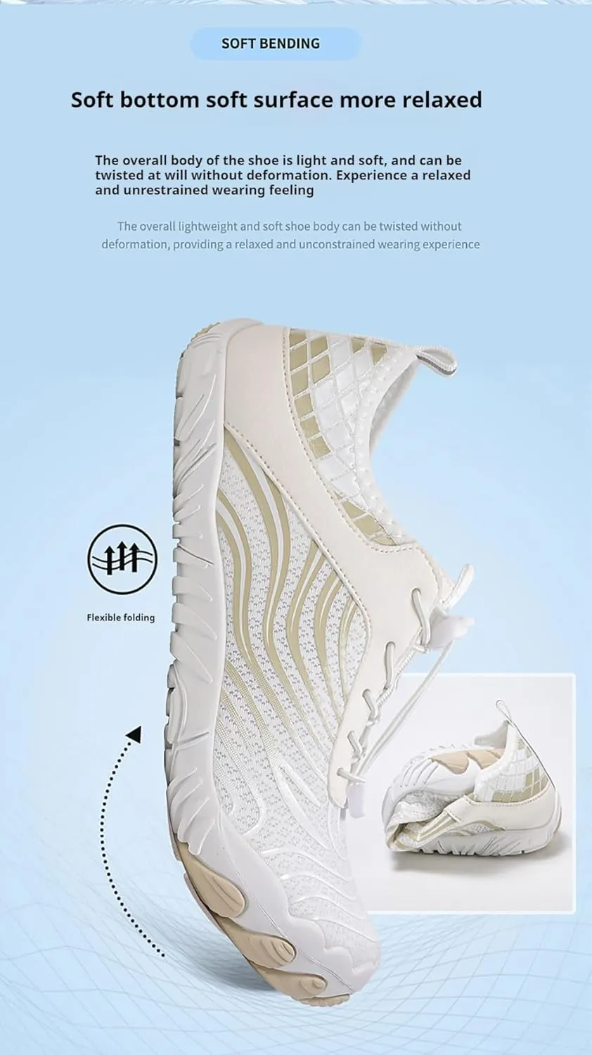 Zureto Grounding Shoes, Grounding Shoes with Copper, Hike Barefoot Footwear Waterproof Trail Running Women Mens