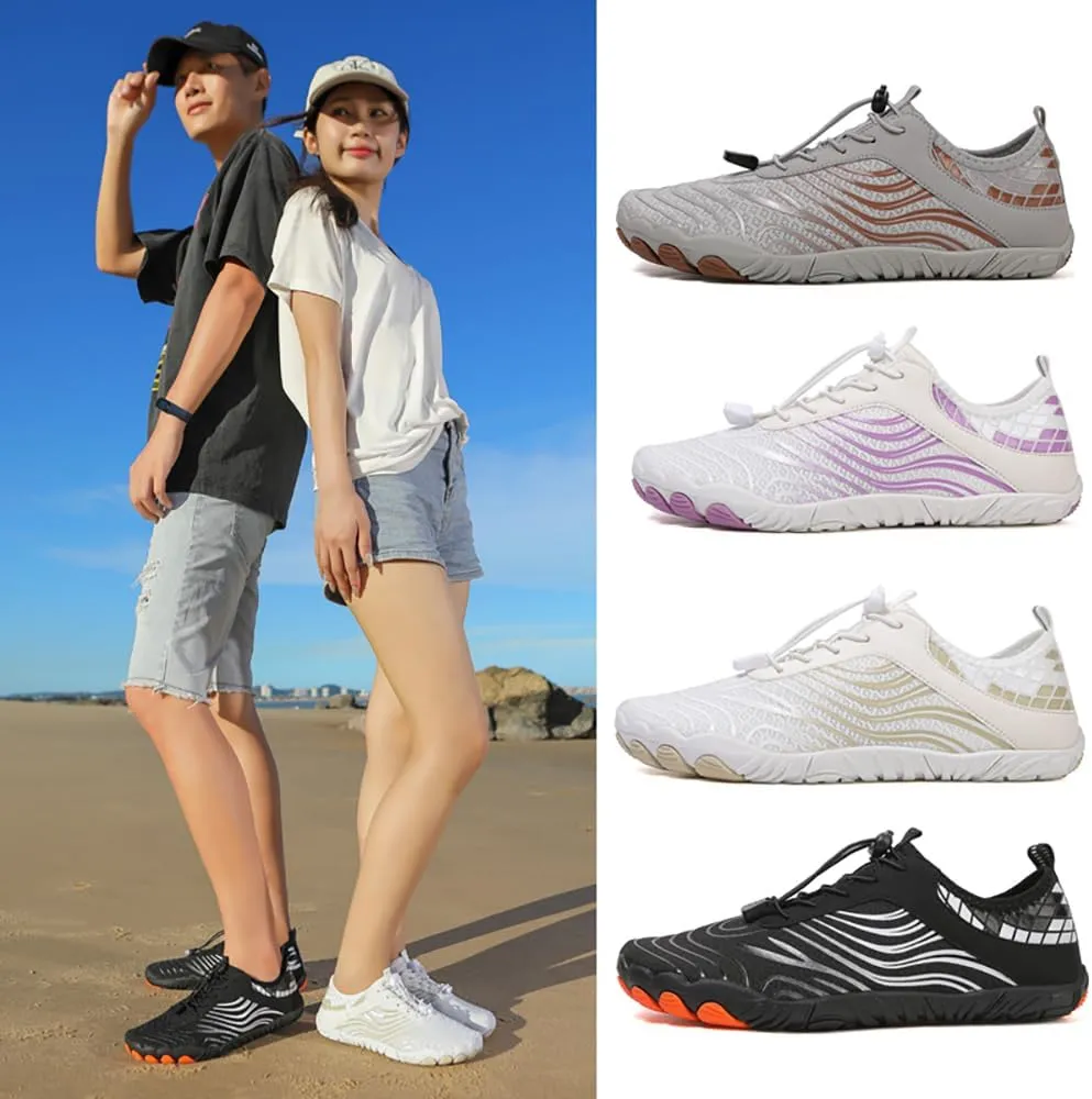 Zureto Grounding Shoes, Grounding Shoes with Copper, Hike Barefoot Footwear Waterproof Trail Running Women Mens